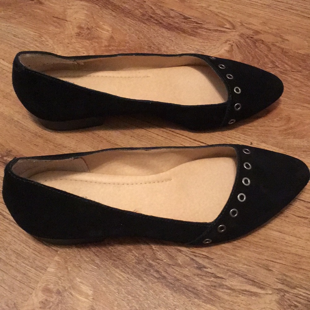 Sonoma Black Suede Flats